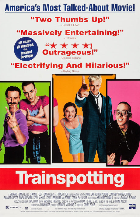 Trainspotting A2 Size Movie Poster-Pixel Demon