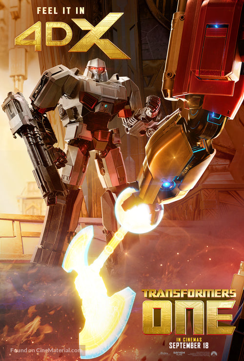 Transformers One Cinema Movie Poster A2 Size Version 8