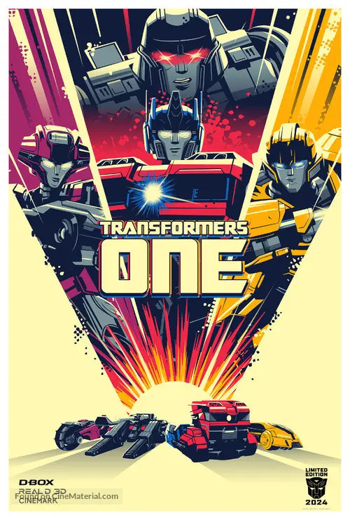 Transformers One Cinema Movie Poster A2 Size Version 9