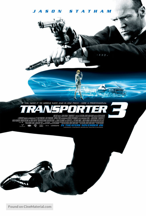 Transporter 3 A2 Movie Poster-Pixel Demon