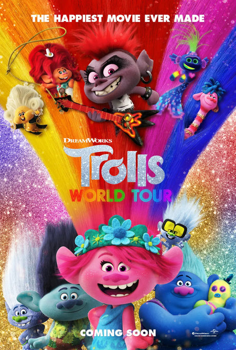 Trolls World Tour A2 Size Movie Poster-Pixel Demon