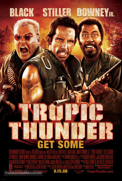 Tropic Thunder Cinema Movie Poster A2 Size