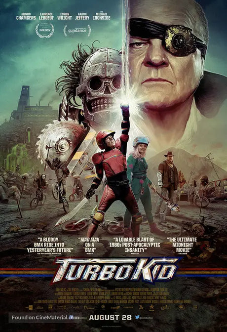 Pixel Demon Turbo Kid Movie Poster A2 Size