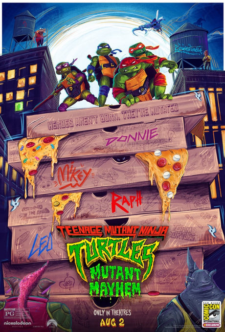 Teenage Mutant Ninja Turtles Option 1  A3 Size Posters-Pixel Demon