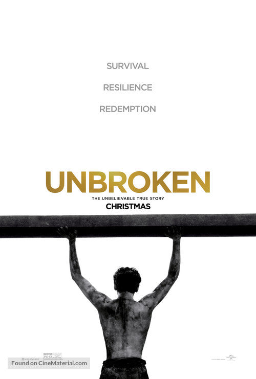 Unbroken Cinema Movie Poster A2 Size