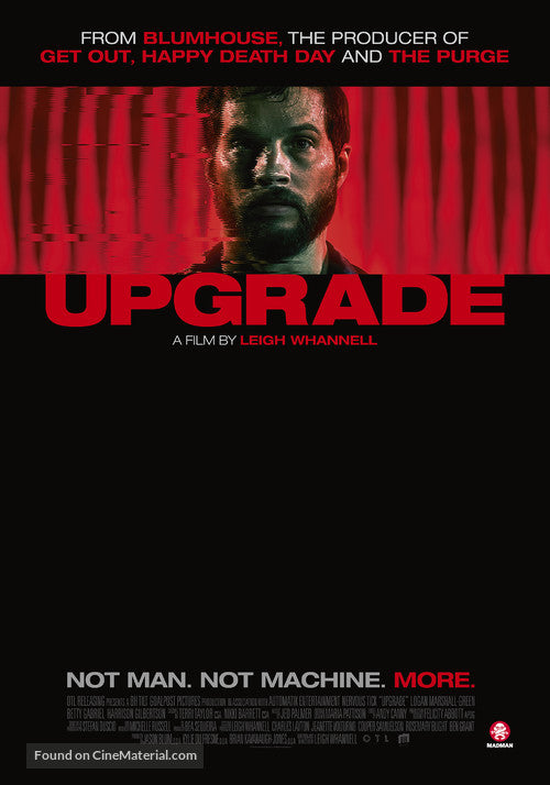Upgrade Cinema Movie Poster A2 Size