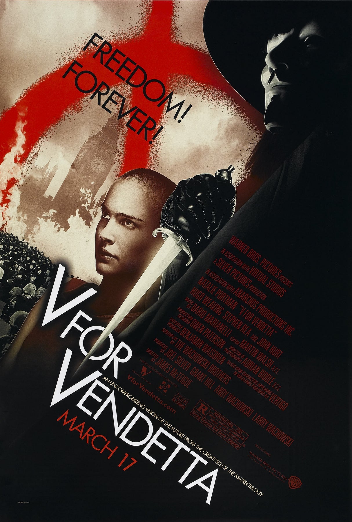 V For Vendetta Movie Poster A2 Size