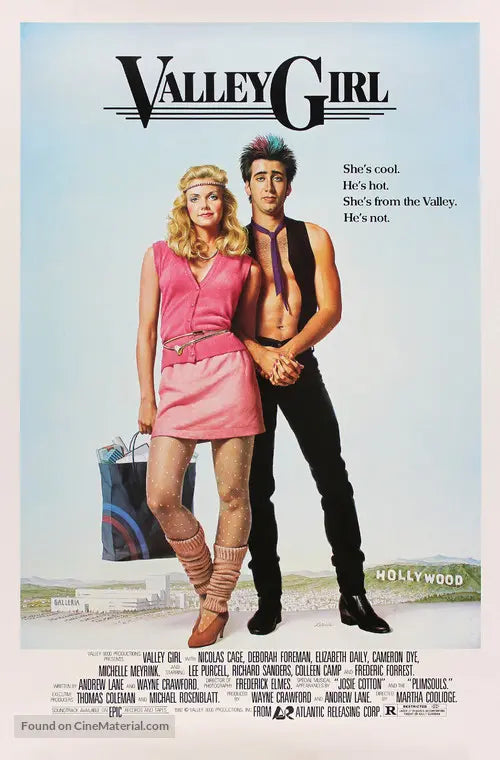 Valley Girl Cinema Movie Poster A2 Size