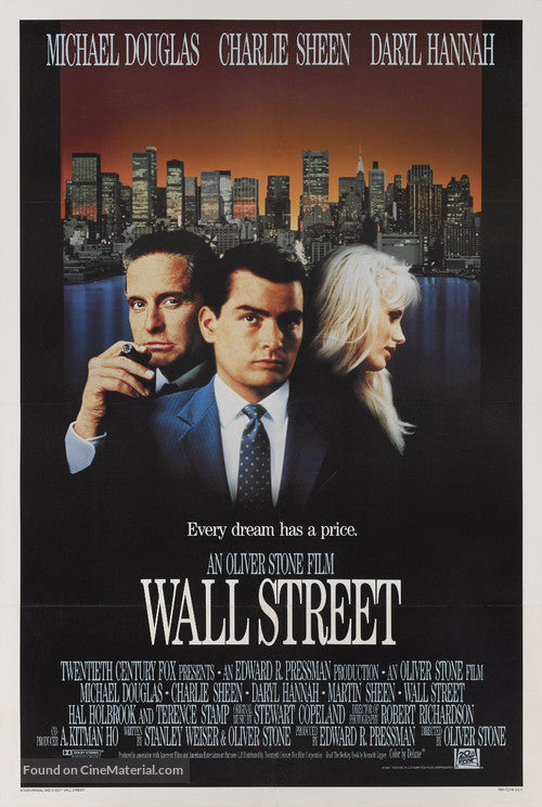 Wall Street Cinema Movie Poster A2 Size