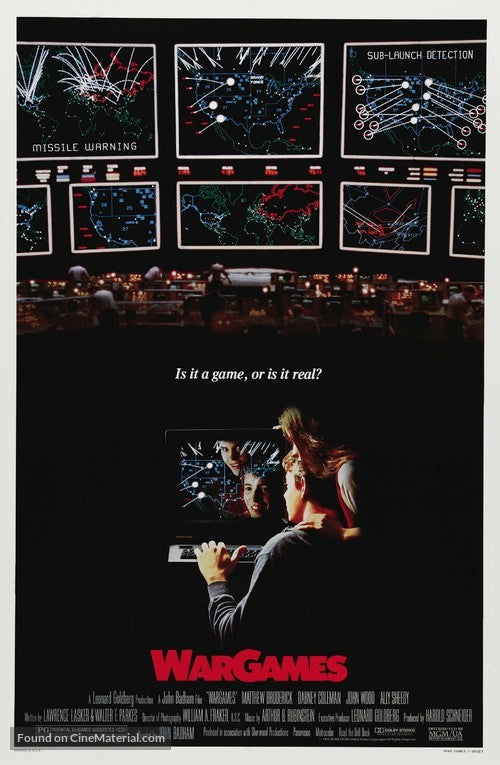 WarGames Cinema Movie Poster A2 Size