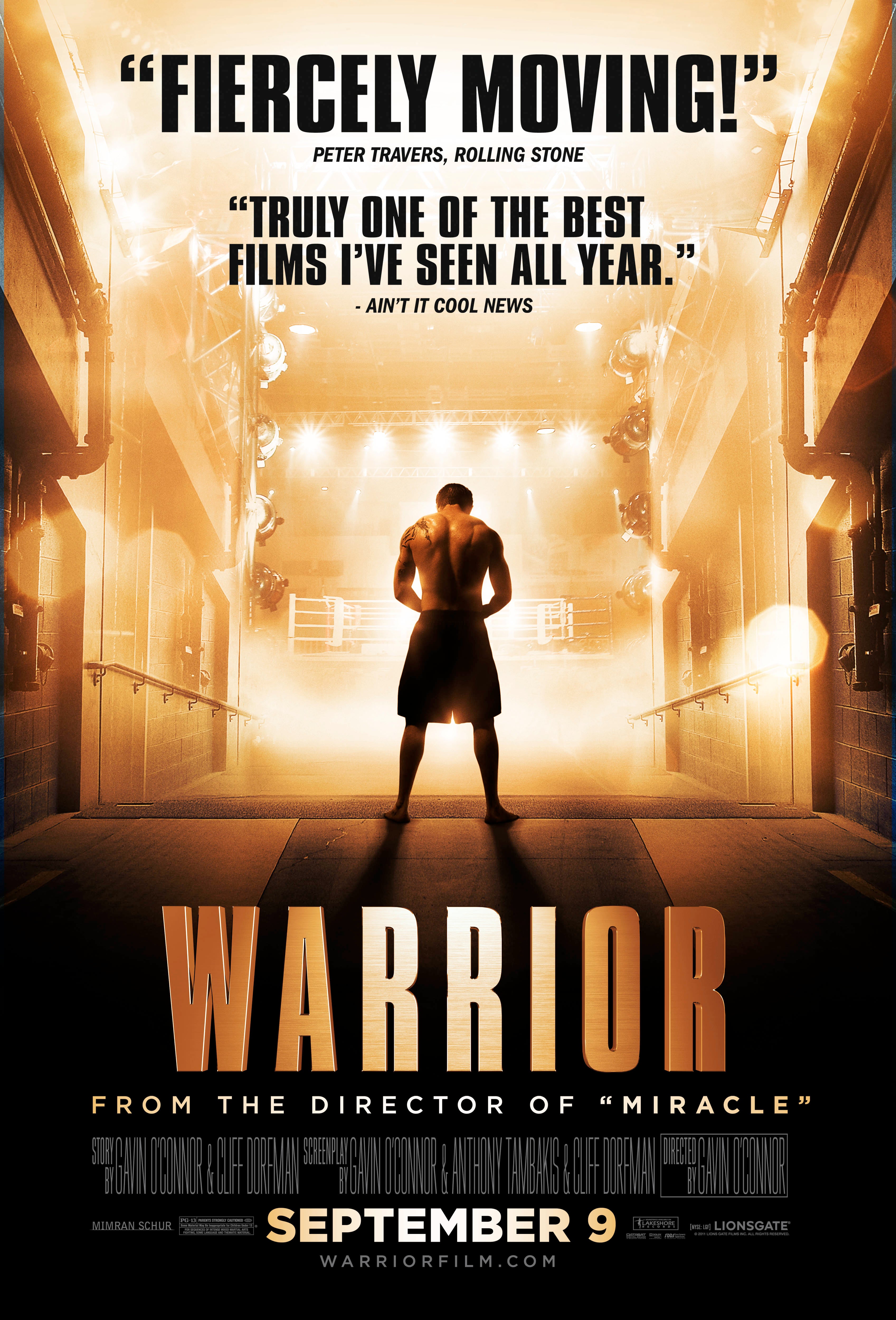 Warrior store Canvas Movie Poster Wall Print Semi Gloss 24x36 New Various Sizes