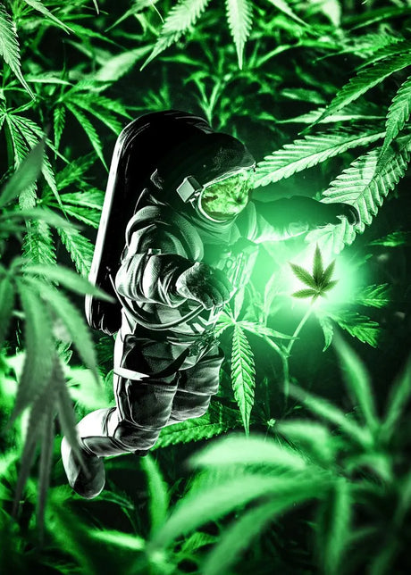Cannabis Stoner Wall Art Design 34 A2 Size Posters-Pixel Demon