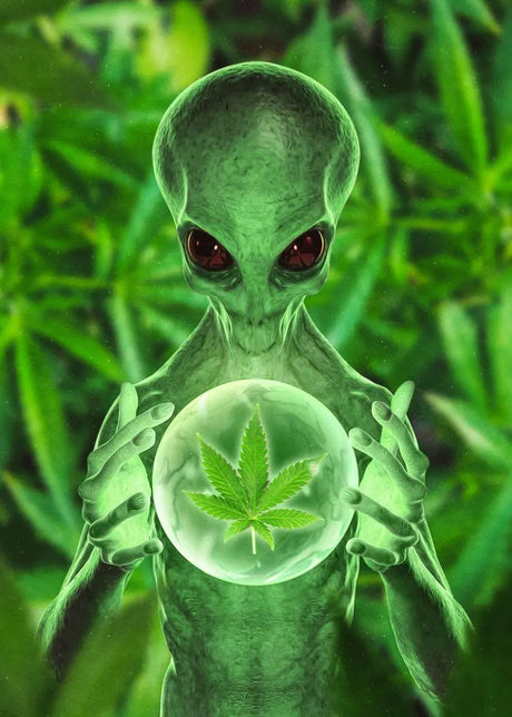 Cannabis Stoner Wall Art Design 38 A2 Size Posters-Pixel Demon