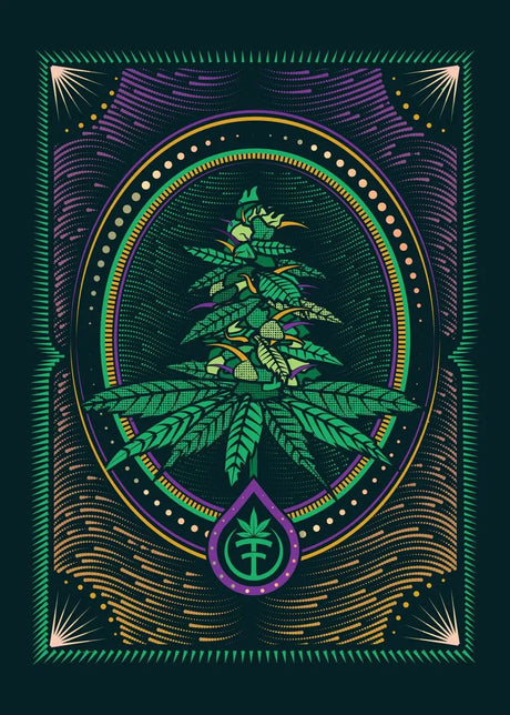Cannabis Stoner Wall Art Design 8 A2 Size Posters-Pixel Demon