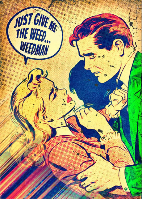 Cannabis Stoner Wall Art Design 9 A2 Size Posters-Pixel Demon