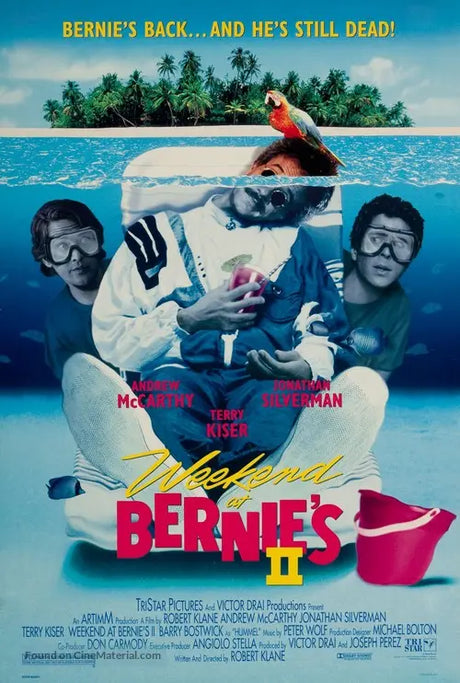 Pixel Demon Weekend at Bernie's II Movie Poster A2 Size