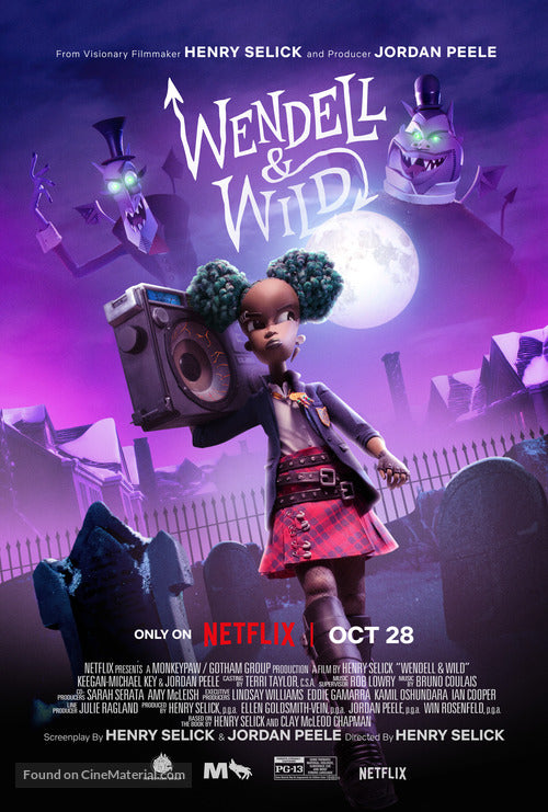 Wendell & Wild Cinema Movie Poster A2 Size