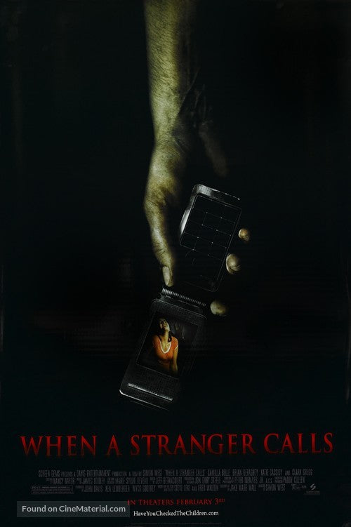 When a Stranger Calls Cinema Movie Poster A2 Size