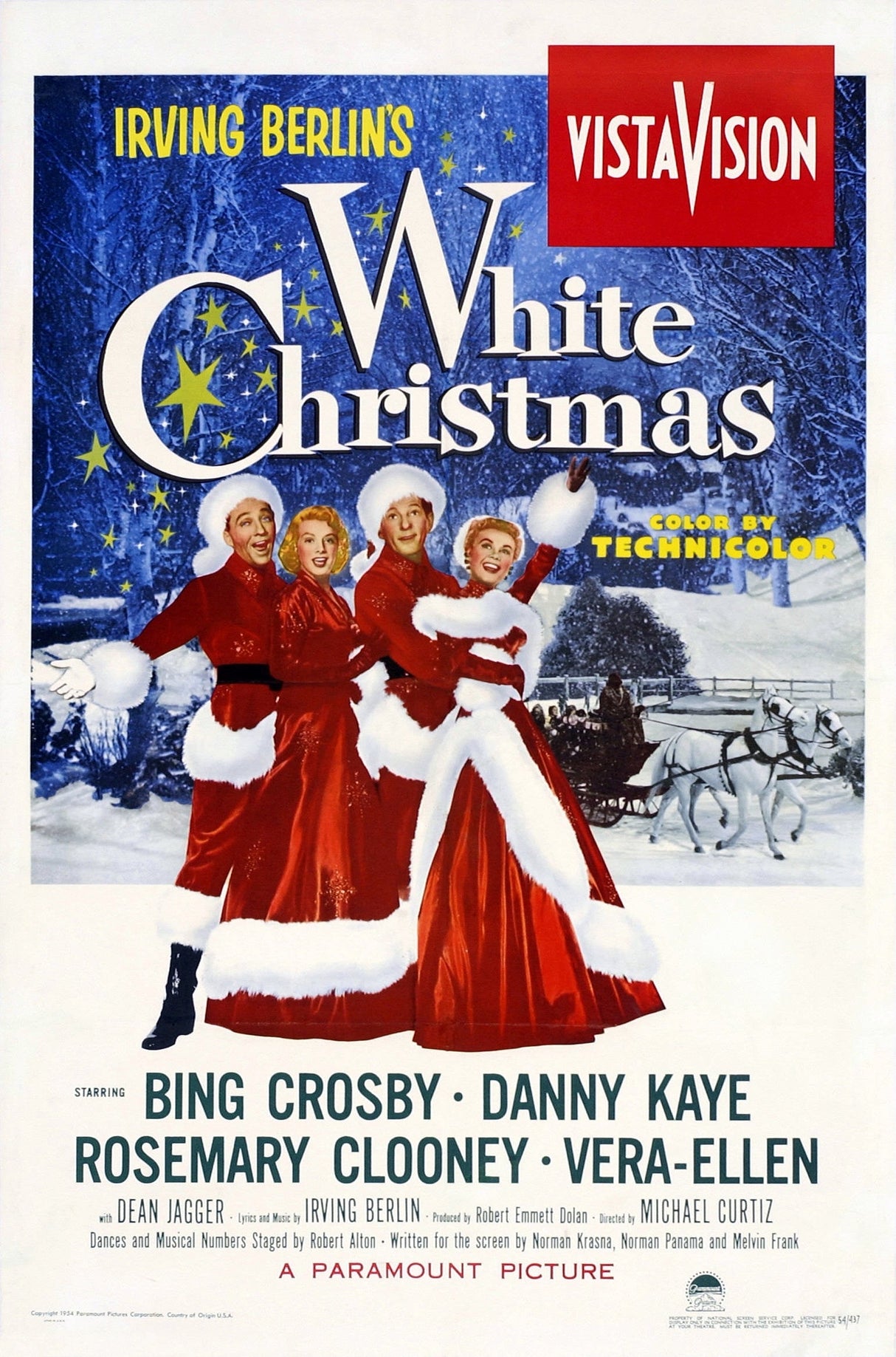 White Christmas A2 Size Movie Poster-Pixel Demon