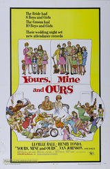 Yours, Mine and Ours Cinema Movie Poster A2 Size