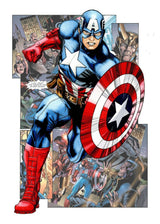 Superhero Poster Prints Set Of 12 Comic Book Style Wall Art Posters Marvel DC Pictures - Pixel Demon