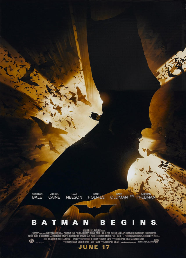 Batman begins A2 Size Movie Poster-Pixel Demon