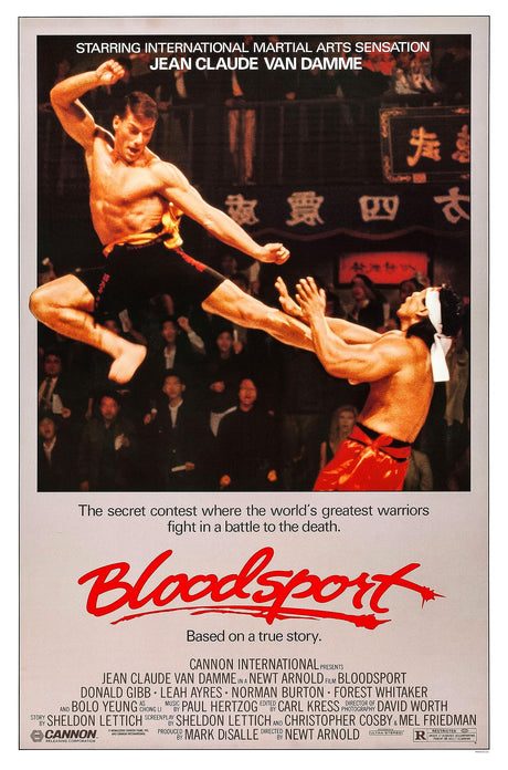 Bloodsport A2 Size Movie Poster-Pixel Demon