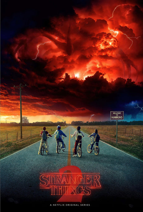 Stranger Things Design 5 A2 Size Posters-Pixel Demon