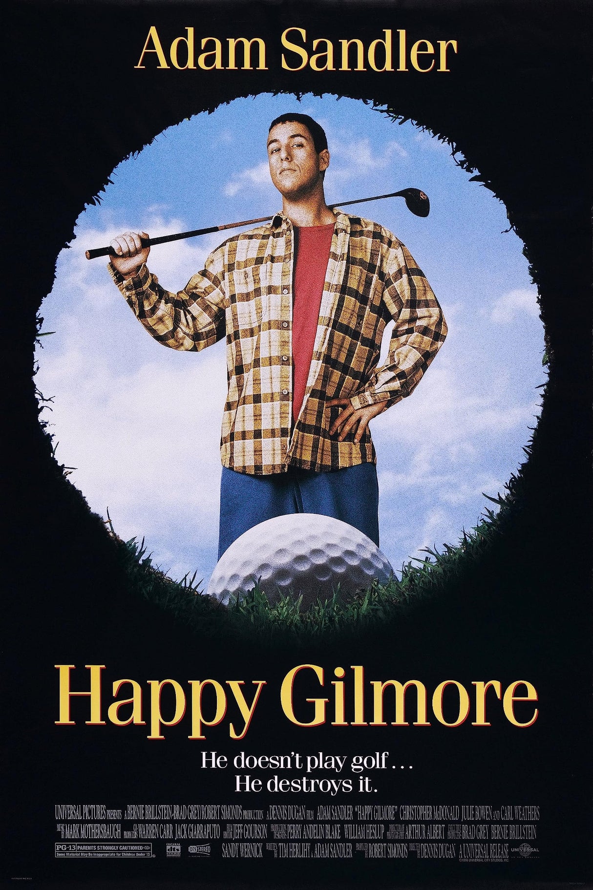 Happy Gilmore A2 Size Movie Poster-Pixel Demon