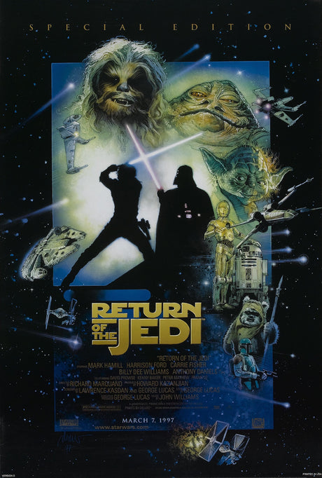 Return of the Jedi A3 Size Movie Poster-Pixel Demon