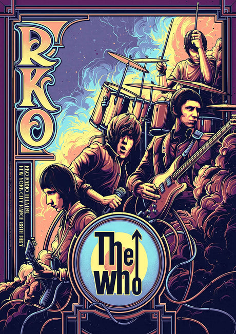 The Who 1 Vintage Gig A2 Size Posters-Pixel Demon