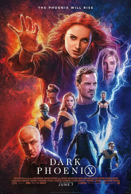 Dark Phoenix A2 Size Movie Poster-Pixel Demon