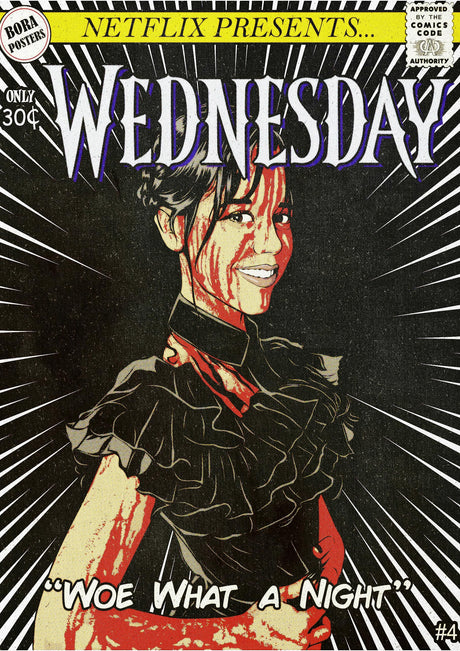 Wednesday Design 5 A3 Size Posters-Pixel Demon